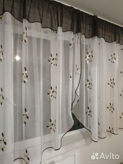 Тюль для кухни