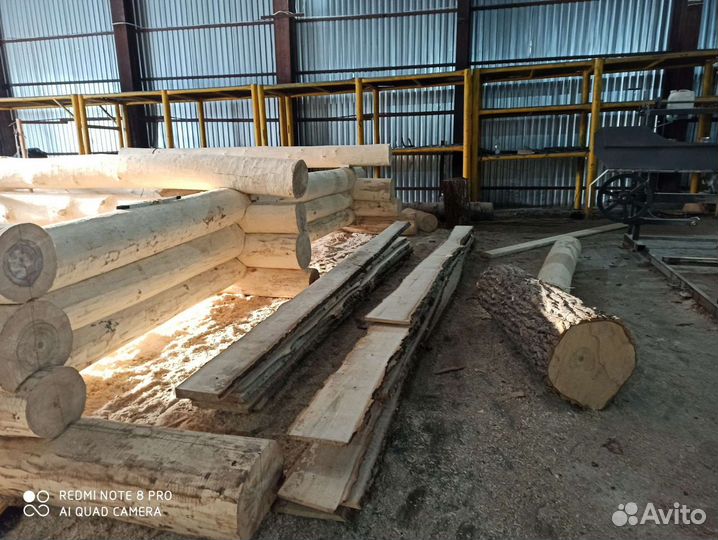 Доска, брус, срубы, дрова