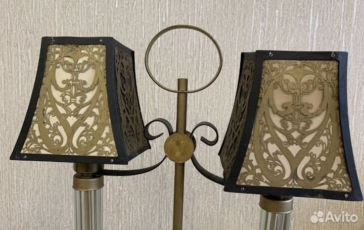 Настольная лампа светильник канделябр дуэт СССР