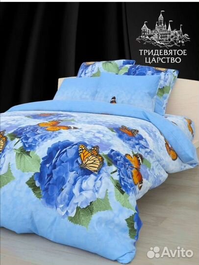 Постельное белье евро, бязь - хлопок