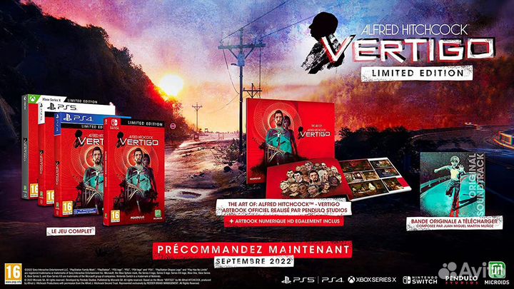 Alfred Hitchcock Vertigo. Limited Edition PS5, рус