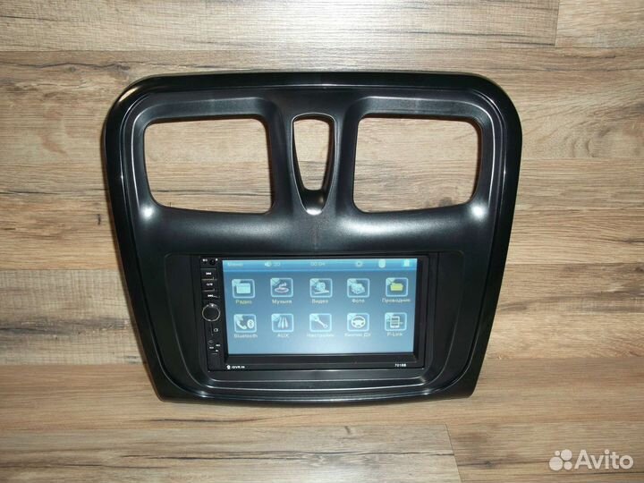 Магнитола 2DIN Renault Logan 2 Bluetooth