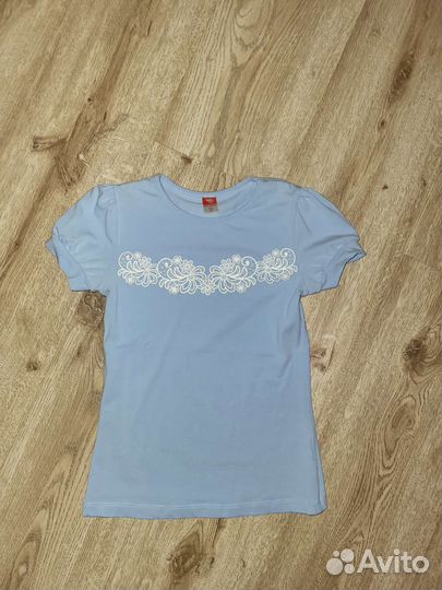 Футболка для девочки школьная cherubino