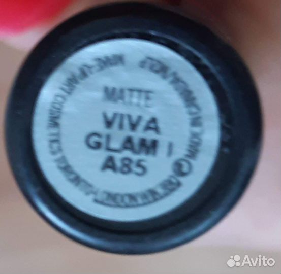 Помада MAC part COM matte viva glami A85