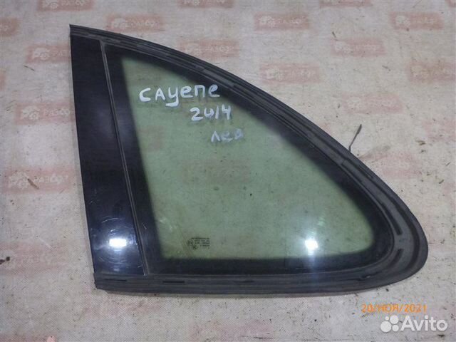 Стекло заднее левое Porsche Cayenne 2014