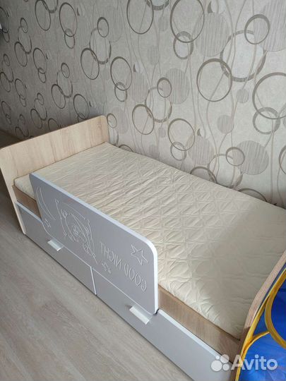 Детская кровать+ ортопедический матрас