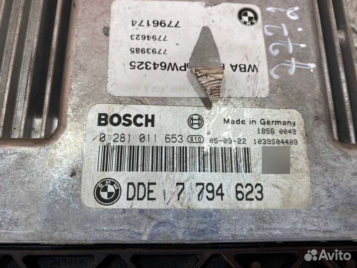 Блок управления двигателем BMW 3 E46 7794623,02810