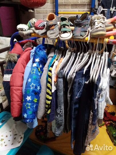 Пакет одежды и обуви на мальчика 80/86