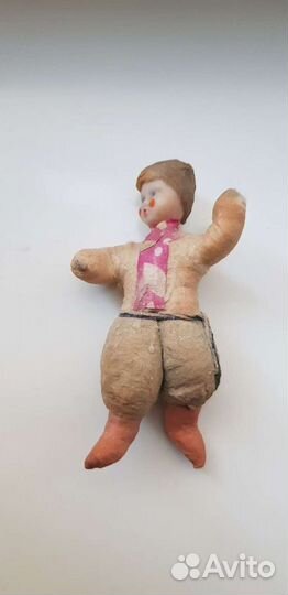 Ватная елочная игрушка СССР