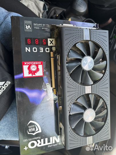 Видеокарта Raddeon RX 580 nitro 8GB