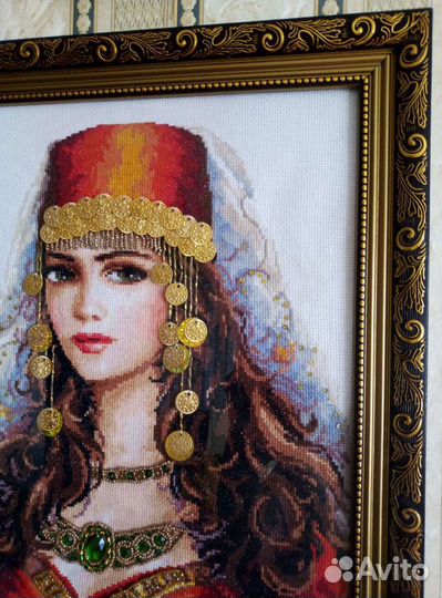 Вышитая картина (бриллиант души моей)