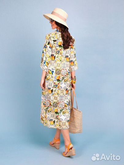 Новое Платье туника Хлопок fabretti Италия