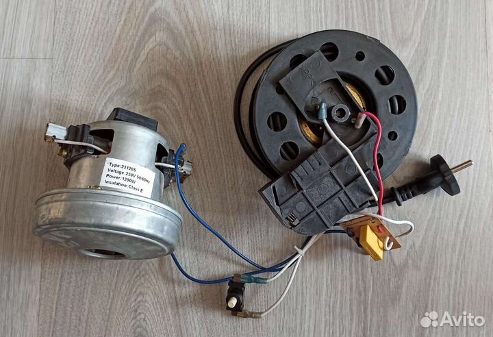 Мотор пылесоса с катушкой