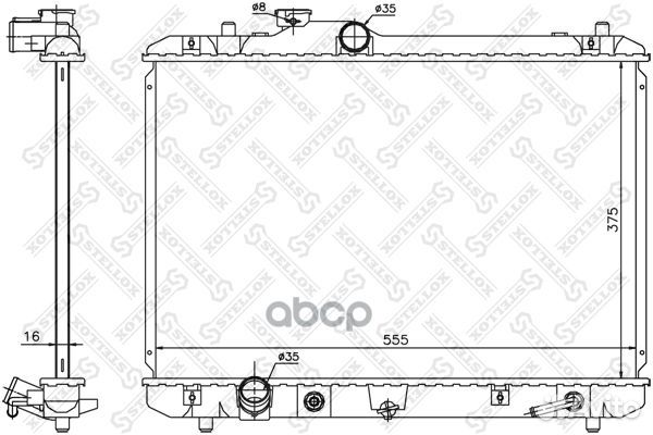 Радиаторы сист.охлажденияstellox 1025460SX Ste