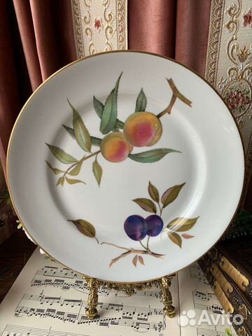 Блюдо Royal Worcester серия Evesham Англия Винтаж
