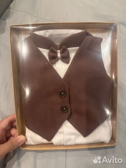 Костюм на выписку или фотосессию для мальчика 56