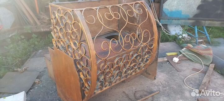 Печь для бани скамейки качели мангал