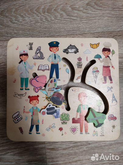 Развивающие деревянные игрушки пакетом