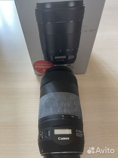 Объектив canon EF 70 300mm f/4-5.6 IS II USM