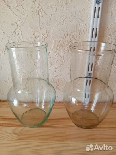 Советская стеклянная крынка