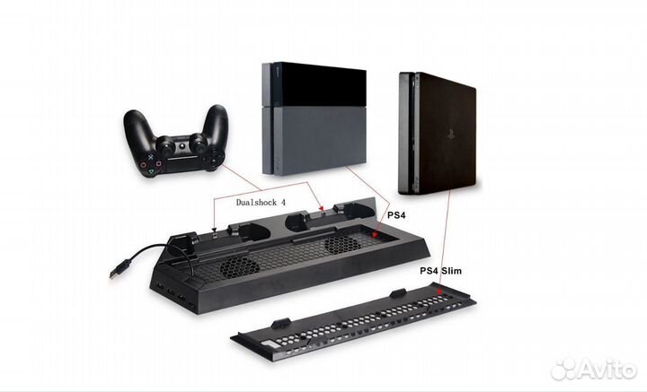 Dobe Зарядная станция Charging Stand для PS4