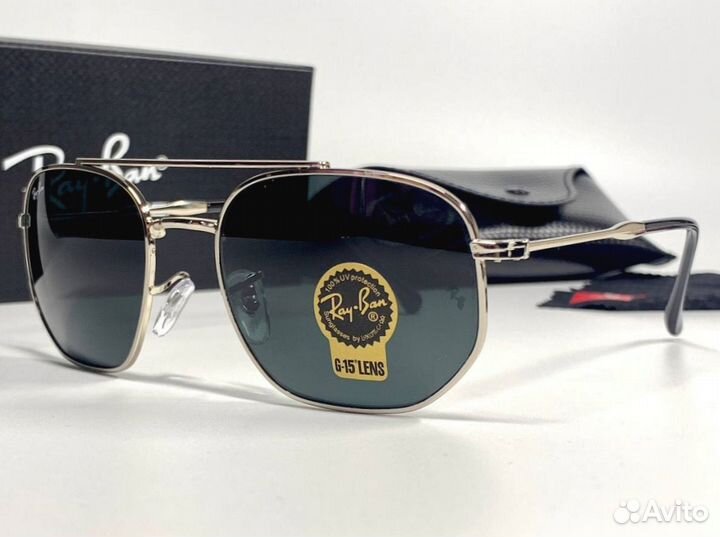 Очки Ray Ban Aviator хром