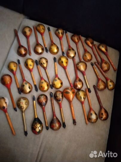 Ложки деревянные СССР 36шт