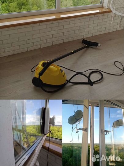 Аренда Робот Мойщик окон, Пароочиститель karcher