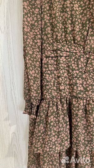 Платье шифоновое в цветочек