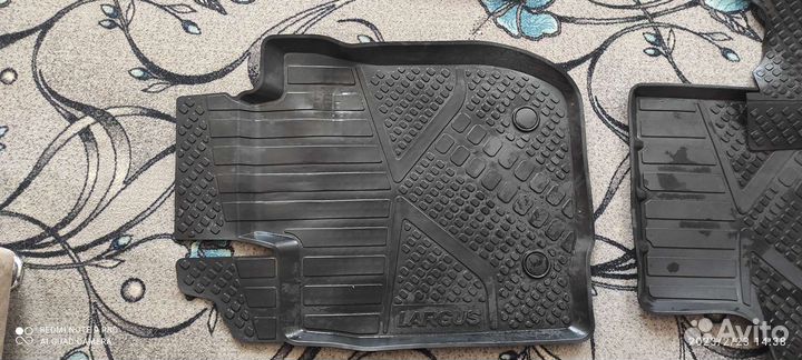 Автомобильные коврики ваз largus 7 мест