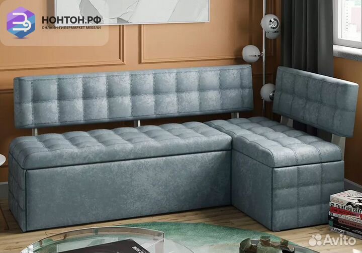 Кухонный уголок Манчестер-2 дуб крафт белый / микр