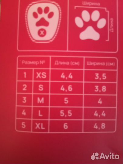 Обувь для маленьких собак, размер 2