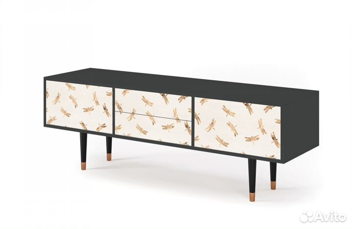 Тв-тумба T4 - Антрацит - Nude Dragonflies