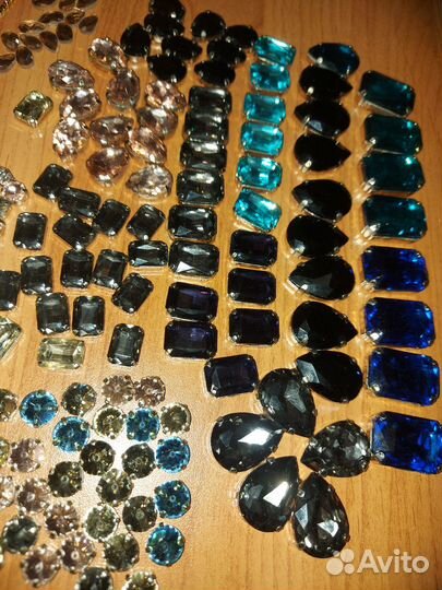 Камни, Бабочки, Сердечки декор.для творчества