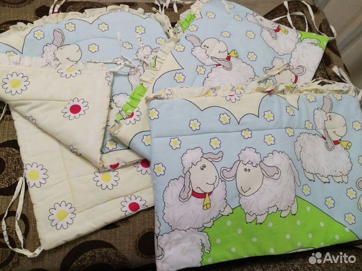 Бортики в детскую кроватку