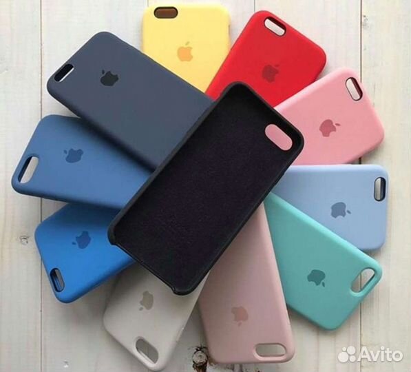 Силиконовый Чехол для 5, SE, 6, 7, 8 Plus, X