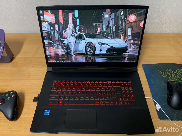 Игровой ноутбук 17 дюймов MSI Katana gf76