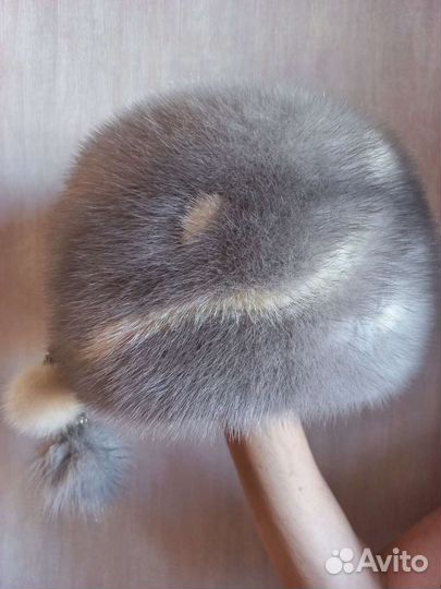 Шапка норковая женская