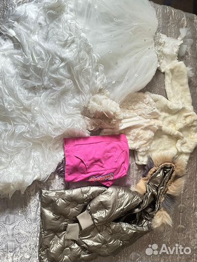 Большой пакет детских вещей на девочку 5-8 лет