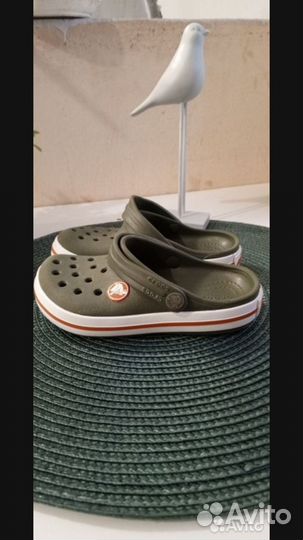 Crocs сабо c8 хаки