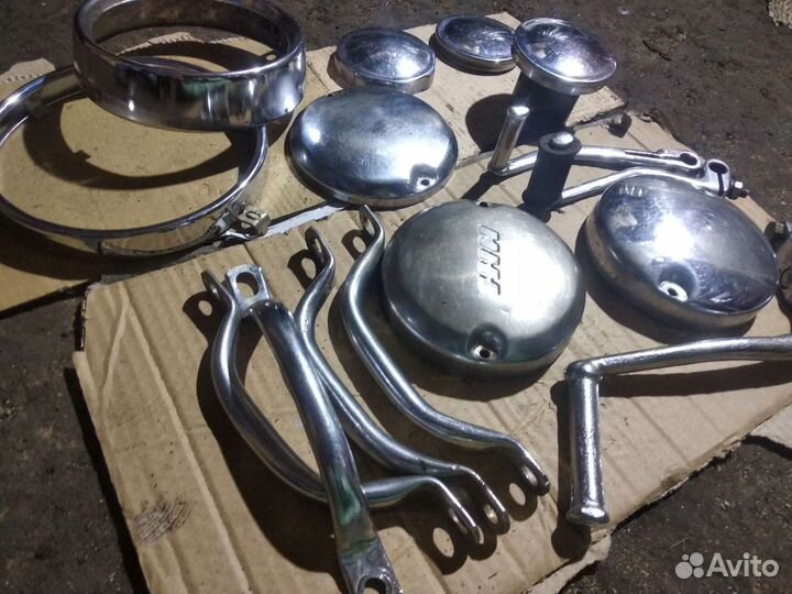 Запчасти на мотоцикл иж хромированные