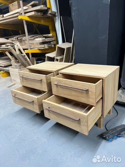 Тумбы из дубового шпона