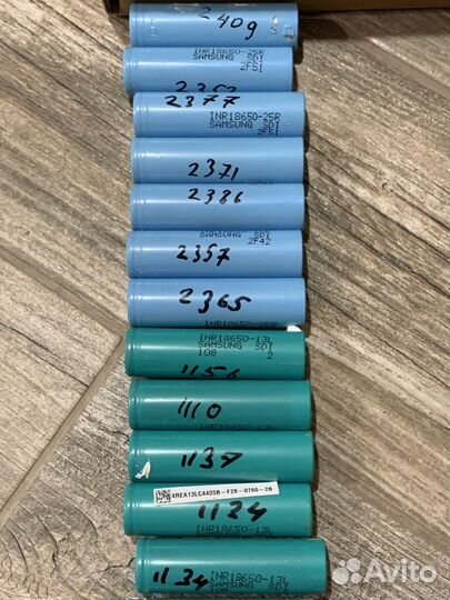 Бу аккумуляторы 18650 li ion NiCd