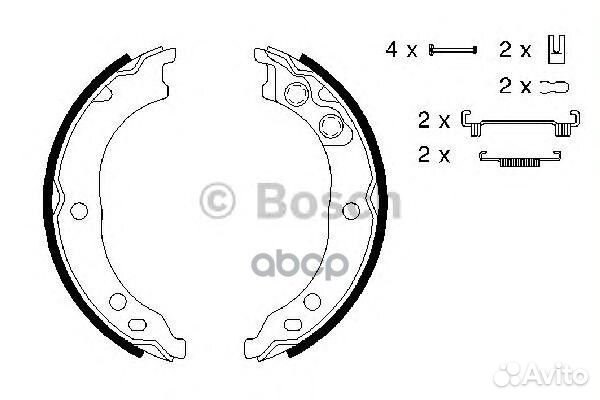 Колодки торм.бараб.172x42 fiat Ducato 2.0/2.0