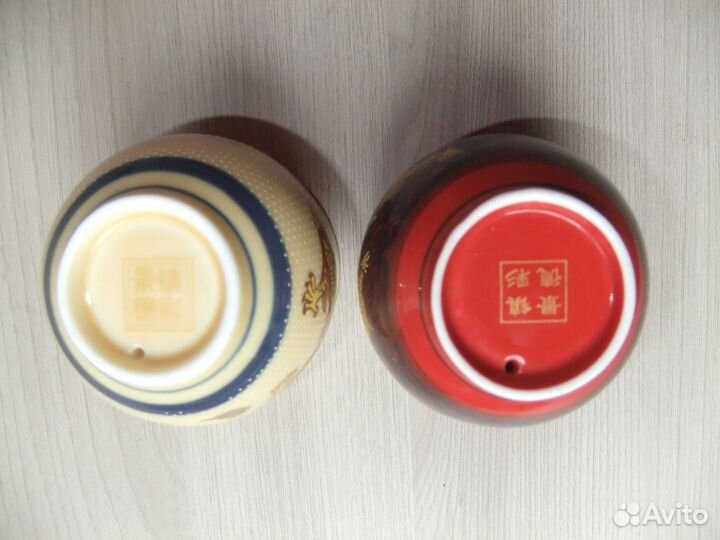 Редкие винтажные чайные чашки (Китай)