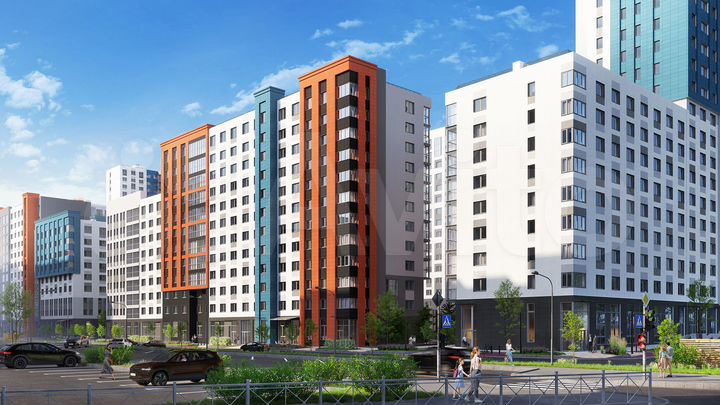 3-к. квартира, 79,1 м², 11/22 эт.