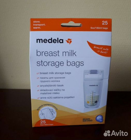 Пакеты для молока Medela