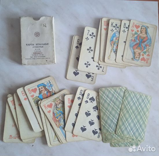 Игральные карты сувенирные 90-е