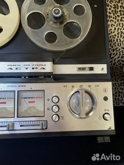Катушечный магнитофон астра 209