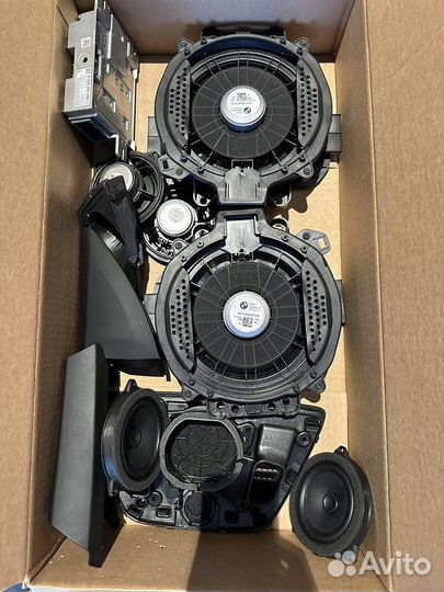 Аудиосистема штатная bmw x5 и заглушки новая